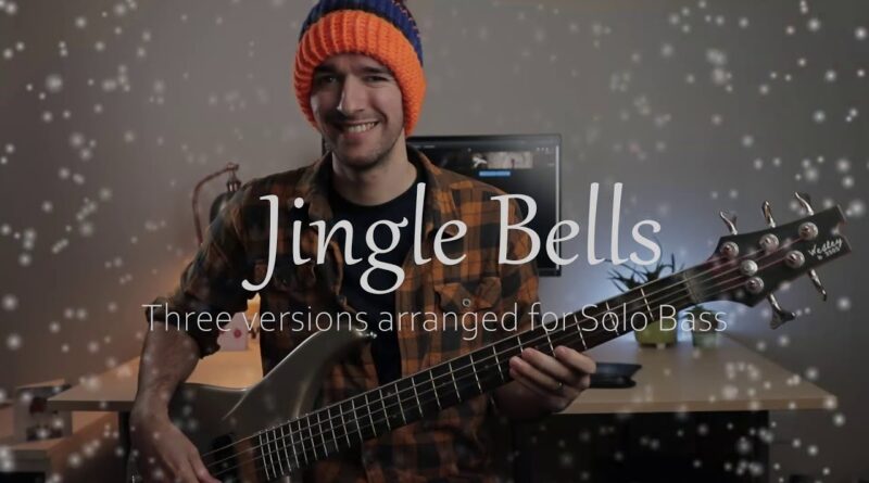 Jingle Bells // 3 Versions for beginner to intermediate // Arranged for solo Bass