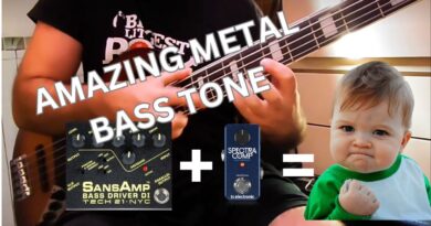 METAL BASS SOLO ???? Sansamp + Spectracomp = Metal Bass Shred sound ????