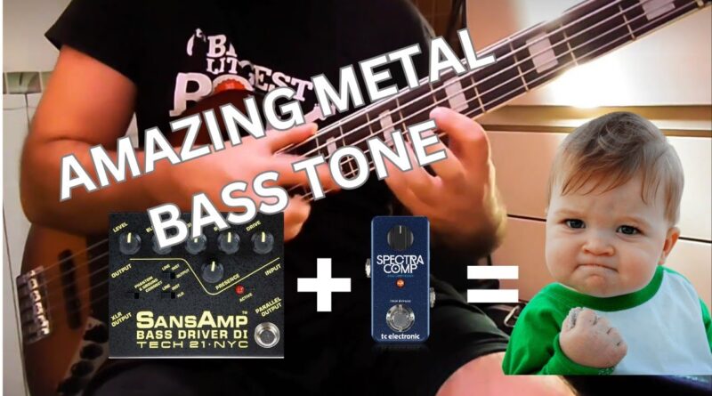 METAL BASS SOLO ???? Sansamp + Spectracomp = Metal Bass Shred sound ????