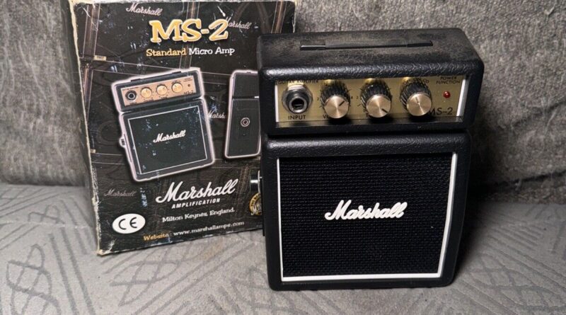 Marshall MS-2 Micro Amp Black Electric Guitar Amplifier Brand New In Box