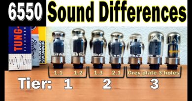 NOS 6550 Tube Sound Differences - TungSol, GE, Sylvania for McIntosh MC275, Aegis tube amp