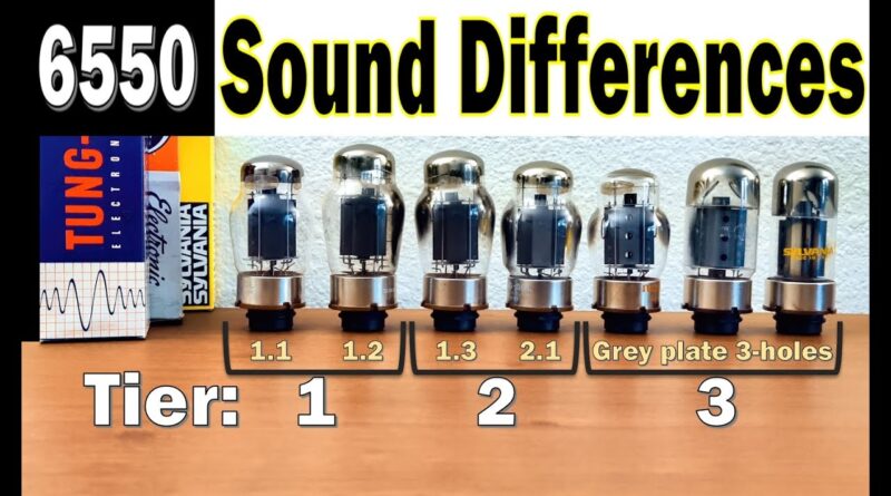 NOS 6550 Tube Sound Differences - TungSol, GE, Sylvania for McIntosh MC275, Aegis tube amp