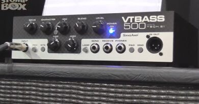 New Affordable Tech 21 VT Bass 500 Micro Amp Head & B112 Speaker Cabinet - Musikmesse 2015