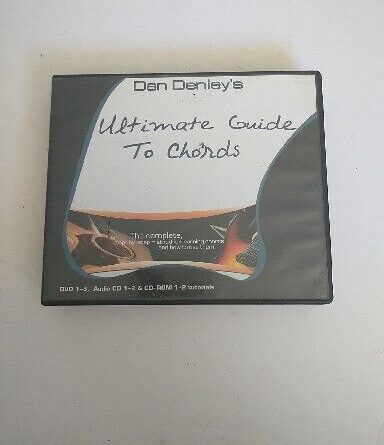 New DAN DENLEY'S Guitar Lesson Ultimate Method Guide To Learn Chords DVD CD/ROM