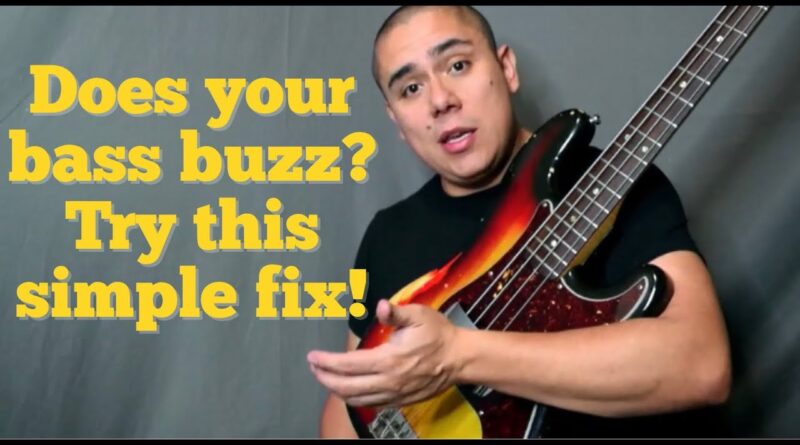 Noisy Bass Guitar- Simple Fix