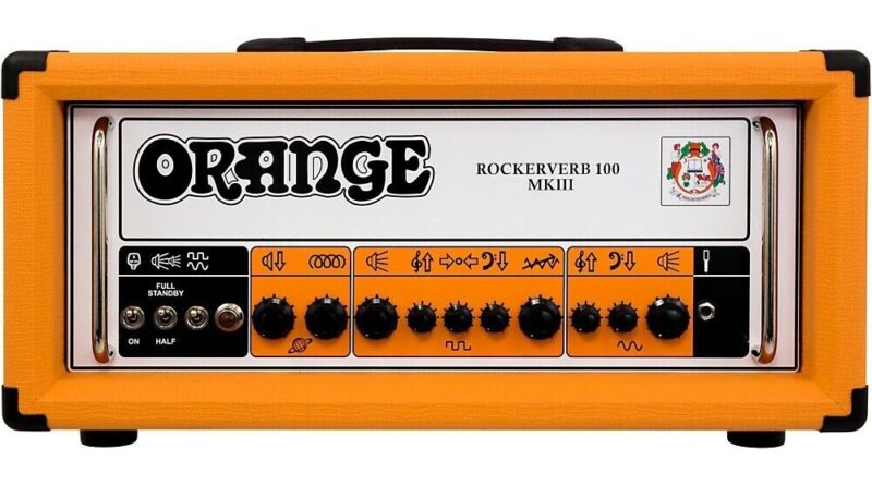 Orange Amplifiers Rockerverb 100 MKIII 100W Tube Guitar Amp Head Orange