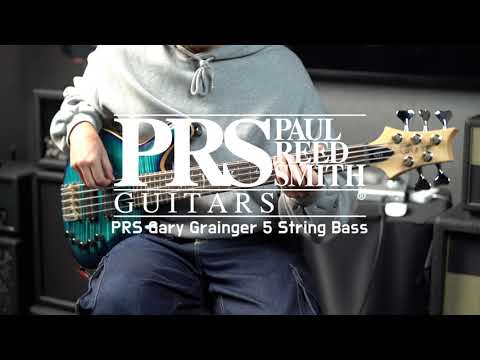 PRS Gary Grainger 5 String Bass Model Demo (No Talking)