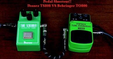 Pedal Shootout!! Ibanez TS808 Tube Screamer VS Behringer Vintage Tube Overdrive TO800