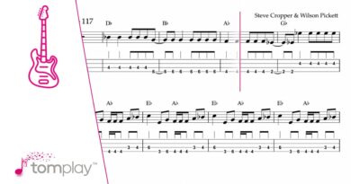 Pickett Wilson: The Commitments - In the Midnight Hour (Intermediate) - Bass Tabs with Play Along