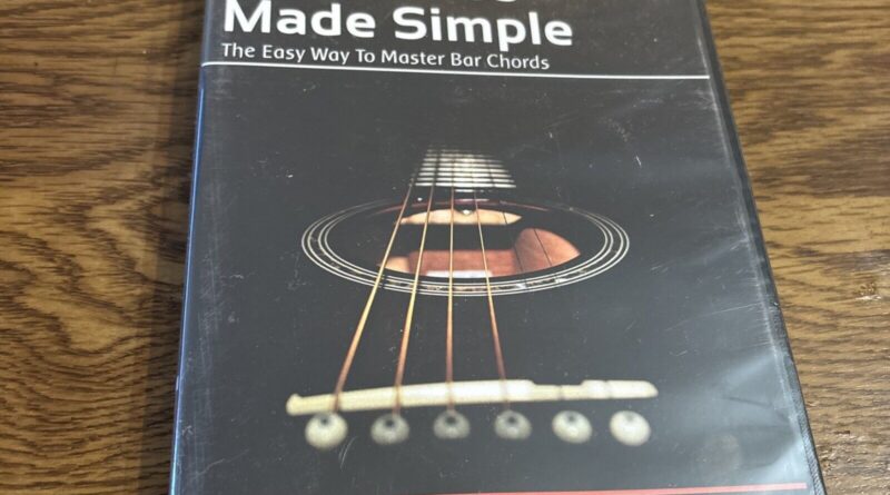 Play Guitar: Bar Chords Made Simple, Jonathan Boettcher DVD NEW