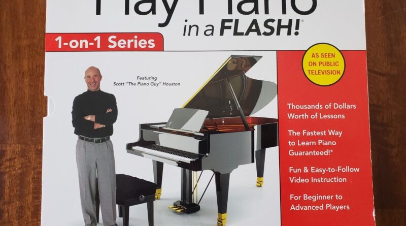 Play Piano In A Flash! 1 On 1 Series 11 DVDs Scott Houston Piano Guy PBS Lessons