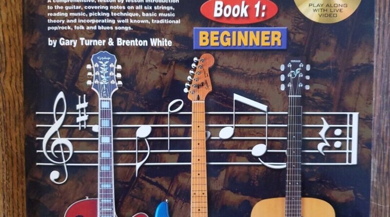 Progressive Guitar Method Bk.1 Beginner Very Fine Instruction Book With CD & DVD