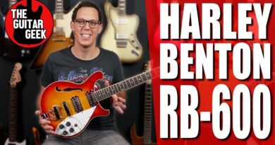 Rickenbacker on a budget? Harley Benton RB-600CS Guitar Review