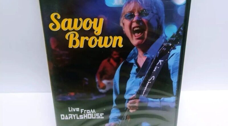 Savoy Brown: Live From Daryl's House (DVD) RARE HTF OOP BRAND NEW SEALED