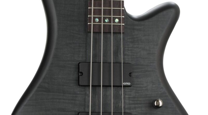 Schecter Stiletto Studio 4 Bass Guitar - See-Thru Black Satin