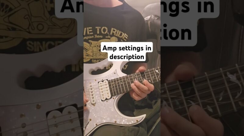 Scorpions - Still loving you outro solo + amp tone settings