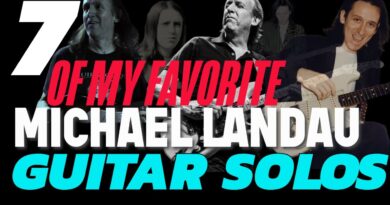 Seven of our FAVORITE Michael Landau guitar solos ????????