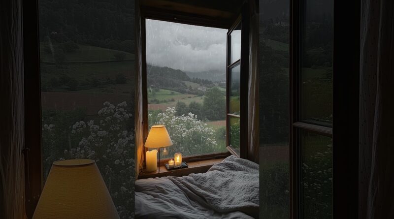 Sleep Well In Cozy Bedroom With Relaxing Jazz Music #backgroundjazz #relax #jazzrelaxation #rain