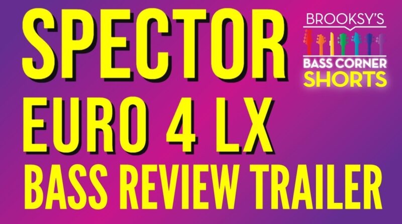 Spector Euro 4 LX Bass Review Trailer #shorts #spector #spectorbass