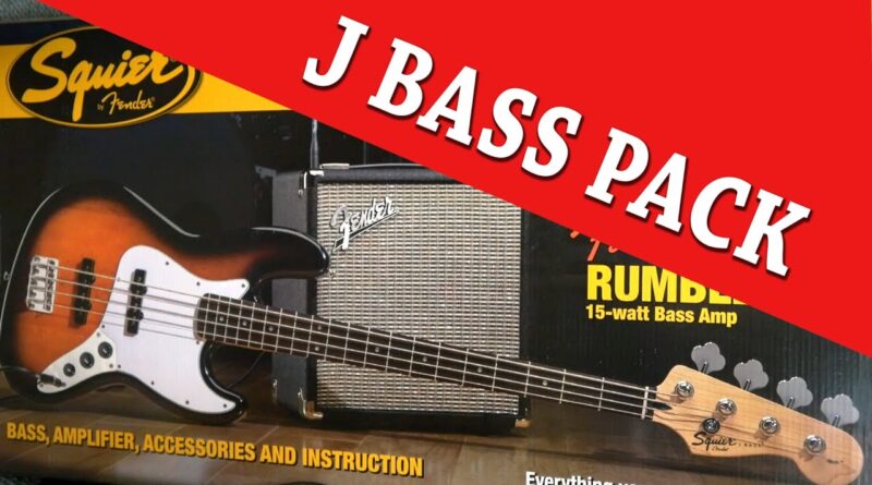 Squier Affinity J Bass Pack Unboxing with Cranbourne Music