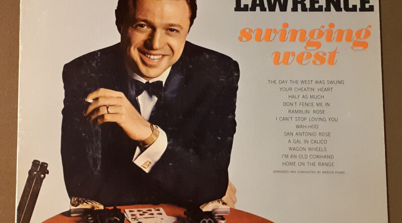 Steve Lawrence Swinging West by Columbia Records 33rpm VINYL LP RECORD