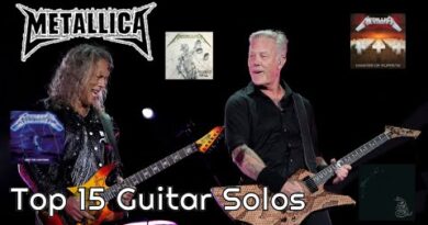 TOP 15 METALLICA Guitar Solos #metallica #metal