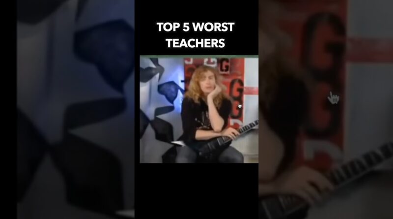 Top 5 worst guitar teachers