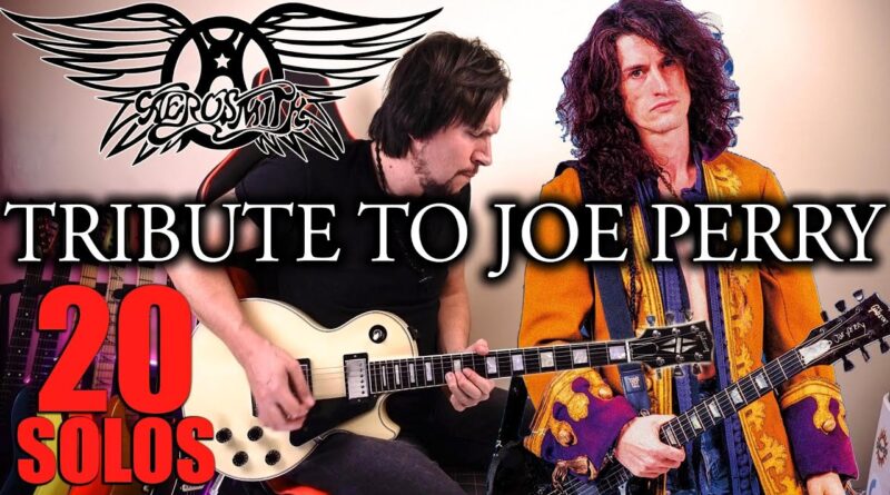 Tribute To Joe Perry - 20 Of His Best Solos - By Ignacio Torres