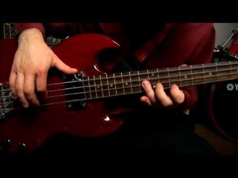 Walking Measures 11-16 of a D Major Scale for Advanced Bass Guitar