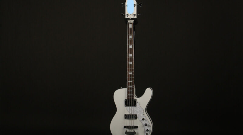 White Body Electric Bass Guitar 4 String Tremolo Bridge HPL Fretboard HP90