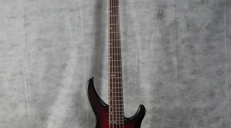 Yamaha TRBX605FM Electric Bass Guitar Dark Red Burst