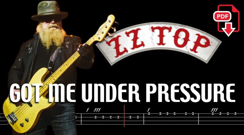 ZZ Top - Got Me Under Pressure (????Bass Tabs | Notation) @ChamisBass  #zztopbass #zztop #dustyhill