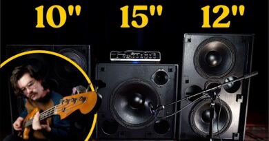 10 vs 15 vs 12: Does bass speaker size matter?