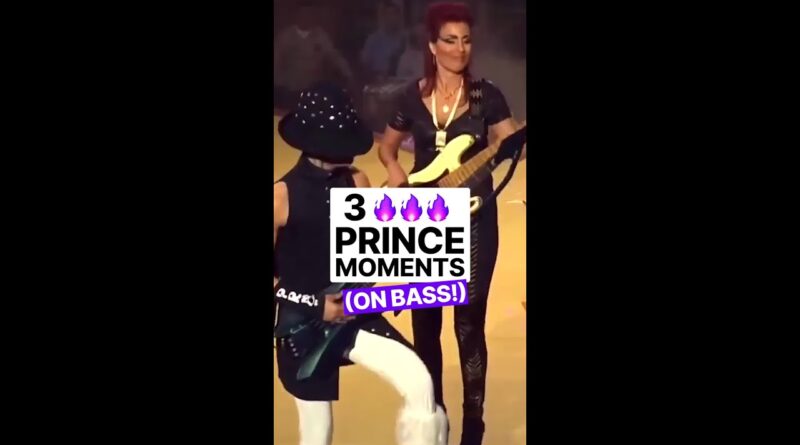 3 ???????????? PRINCE MOMENTS (ON BASS!)