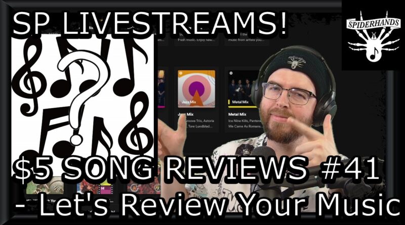 $5 SONG REVIEWS LIVESTREAM #41 - Let's Review Your Music!