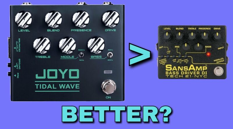 A Cheaper Better SansAmp? JOYO R-30 Tidal Wave Bass DI Preamp Pedal - Best Metal Bass Tone