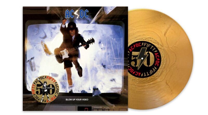 AC/DC BLOW UP YOUR VIDEO LP VINYL 50th Anniversary Gold vinyl (19658873421) EURO