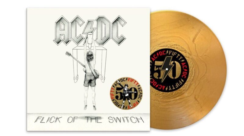 AC/DC FLICK OF THE SWITCH LP VINYL 50th Anniversary Gold vinyl (19658873401) EUR