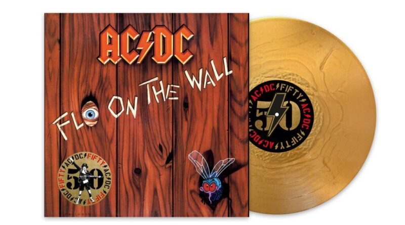 AC/DC FLY ON THE WALL LP VINYL 50th anniversary gold vinyl (19658873411) EUROPE