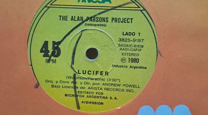 ALAN PARSONS PROJECT | LUCIFER  - NO ESTARAS AQUI | ARGENTINA | 7" | PROMO