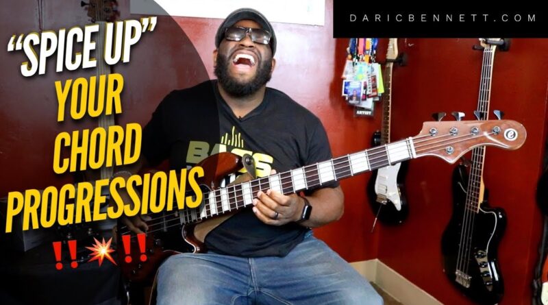 ALTERNATIVE CHORD PROGRESSIONS ON BASS ~ Daric Bennett’s Bass Lessons