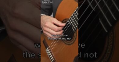 Banishing Bass String Scratches: Guitar Sound Tips #shorts  #classicalguitar #guitar #music