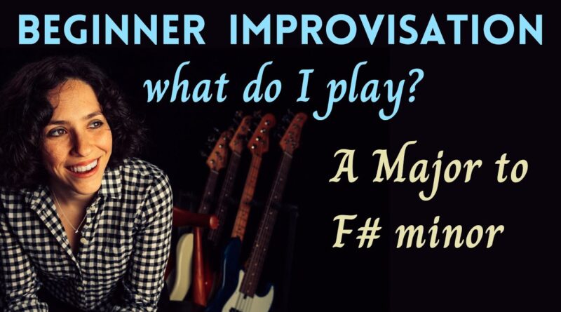 Beginner Improvisation For Bass Players: Learn How To Improvise A Bass Line In The Key of A (A - F#)