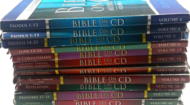 Bible On Audio CD 13 Volumes Old & New Testament Assorted Lot Pastor Bob Beeman