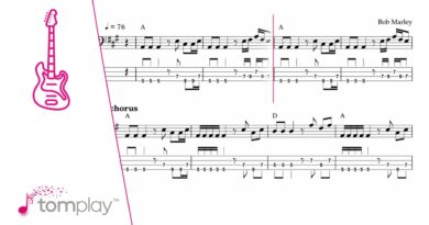 Bob Marley: Three Little Birds - Bass Tab with Play Along (Intermediate/Advanced Level)