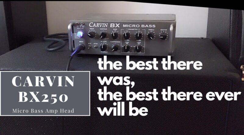 Carvin BX250 Micro Bass Amp Head | Test