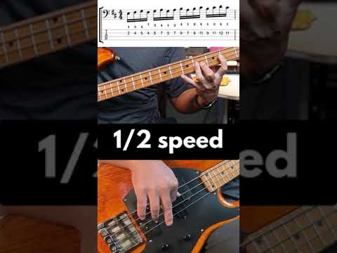 Chris Squire (YES) Inspired Bass Exercise [WARNING: It's fast!!]