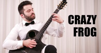 Classical guitarist discovers CRAZY FROG (Axel F, Popcorn, Blue) - Luca Stricagnoli