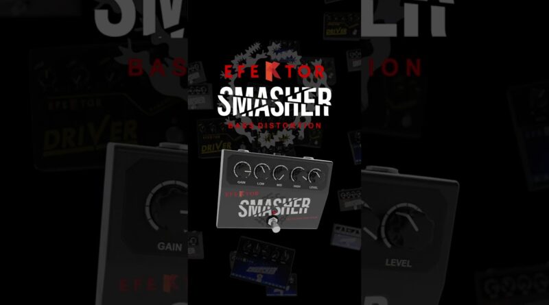 Coming Real Soon. Three new Efektor Bass Pedals #shorts