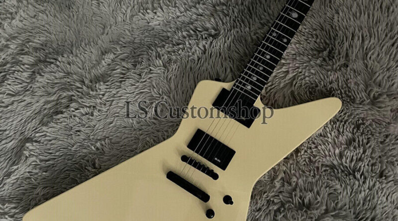 Cream Explor MX220 FUK Electric Guitar James Hetfield 6 String HH Pickup Solid